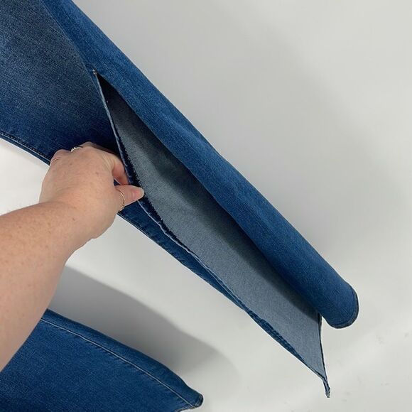 Articles Of Society Bridgette high rise split hem side bell bottom jeans flare - Picture 4 of 12